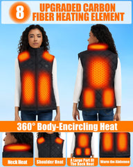 CYCYHEAT heated vest abdomen heat targets core warmth for comfortable chilly days
