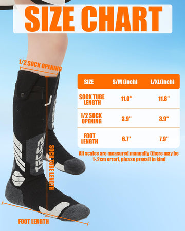 CYCYHEAT socks worn during a winter outing on snow, illustrating versatile warmth.