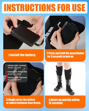 CYCYHEAT upgraded heating element delivers quick warmth in seconds for cold days.