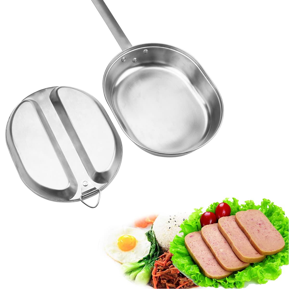 Cyellon US Military Mess Kit dishwasher-safe for quick cleanup after adventures