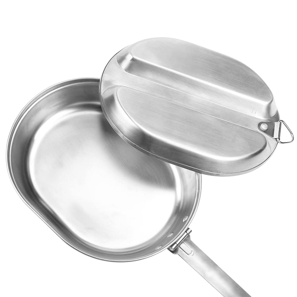 Cyellon US Military Mess Kit full view for outdoor meals and portability