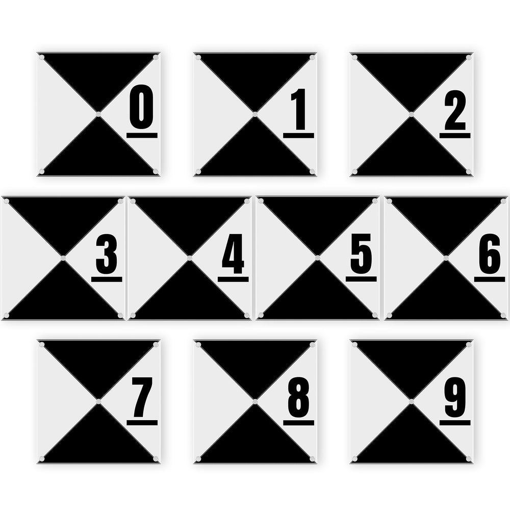 Cyiwniao GCP triangular black/white pattern for high visibility in sunlight.
