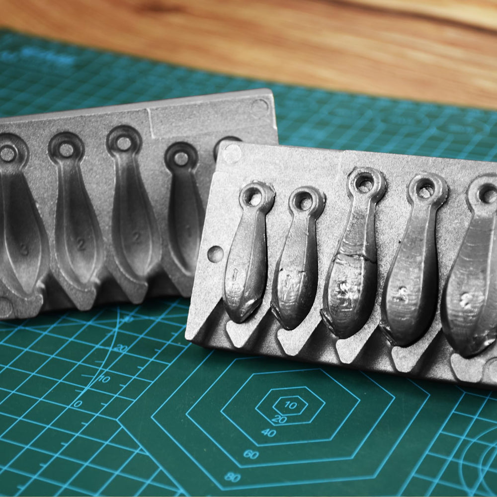 Cyiwniao Sinker Mold 3 oz with 5 cavities