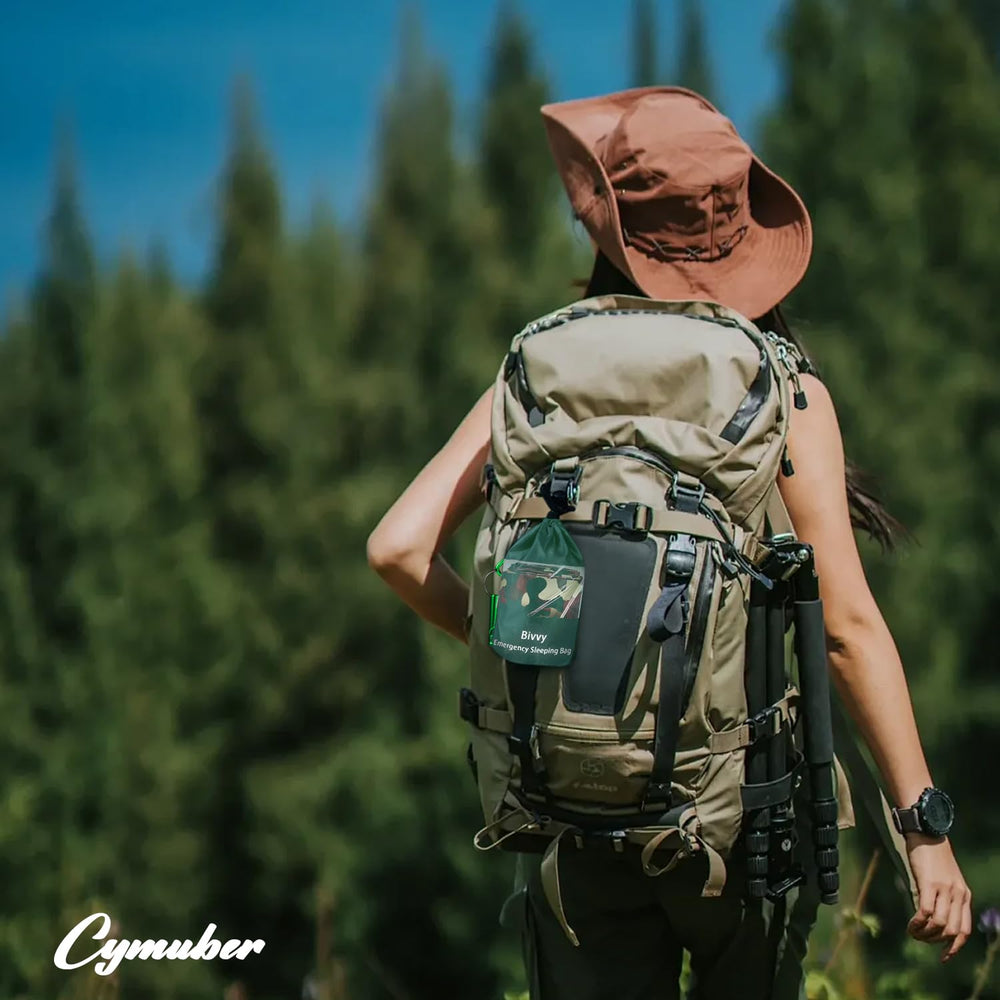 Cymuber bivvy demonstrates large size suitable for adults and kids.