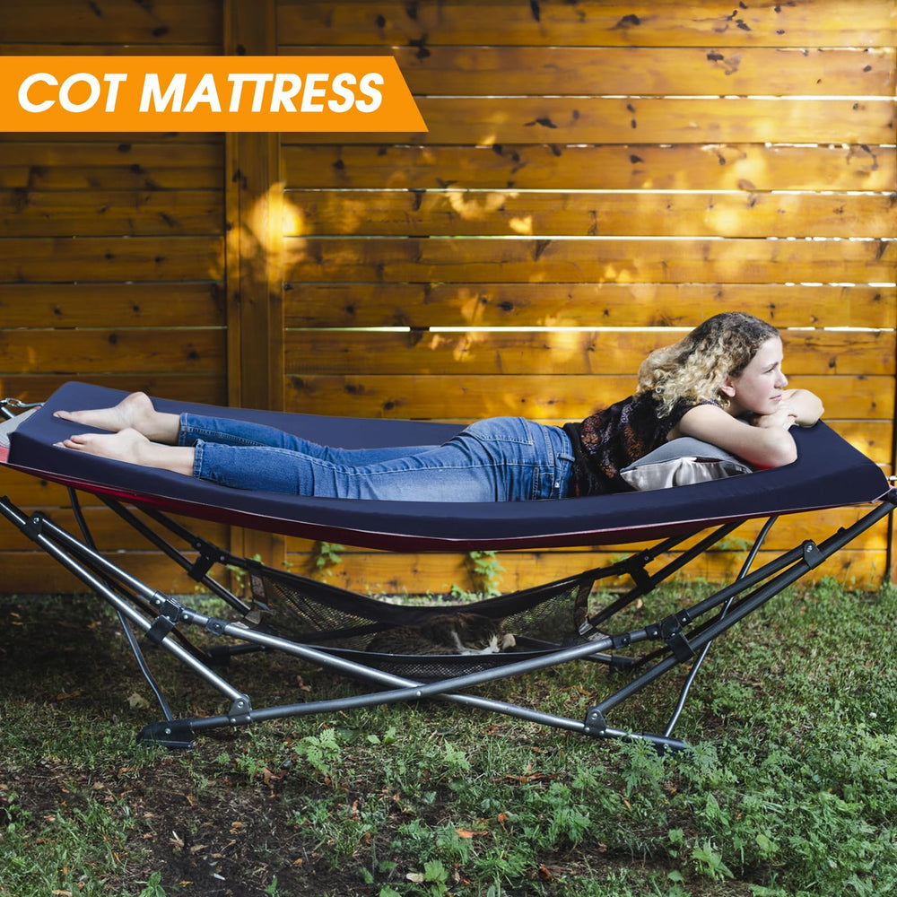 CYMULA 75x30 cot-fit mattress expands comfort on larger camping cots