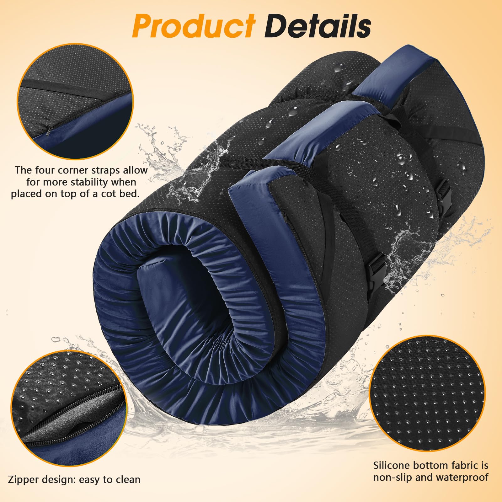 CYMULA machine-washable cover simplifies cleaning after trips