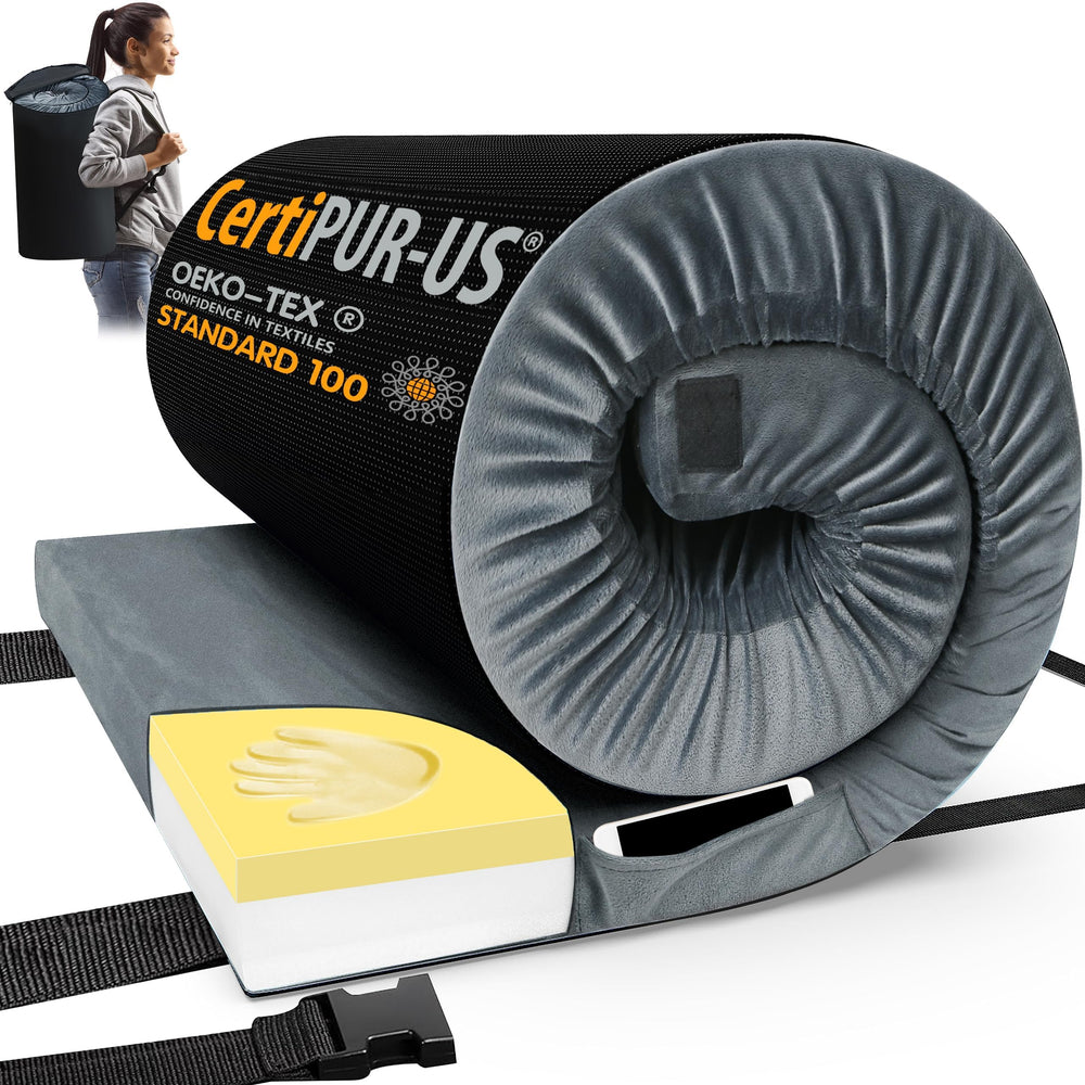CYMULA portable sleeping mat fits car trips for cozy travel nights.