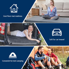 CYMULA floor mattress doubles as guest bed for convenient sleepovers.