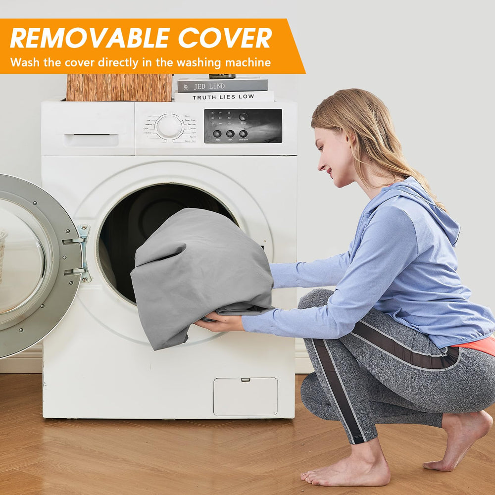 CYMULA machine-washable cover simplifies care and longevity.