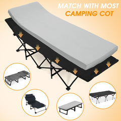 CYMULA memory foam close-up highlights supportive comfort on uneven ground.