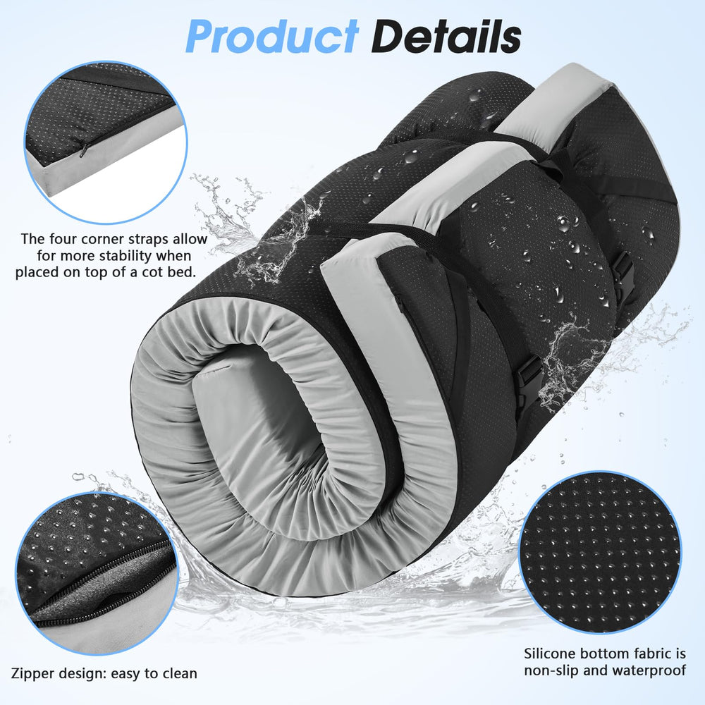 CYMULA waterproof non-slip bottom keeps the pad secure on any surface.