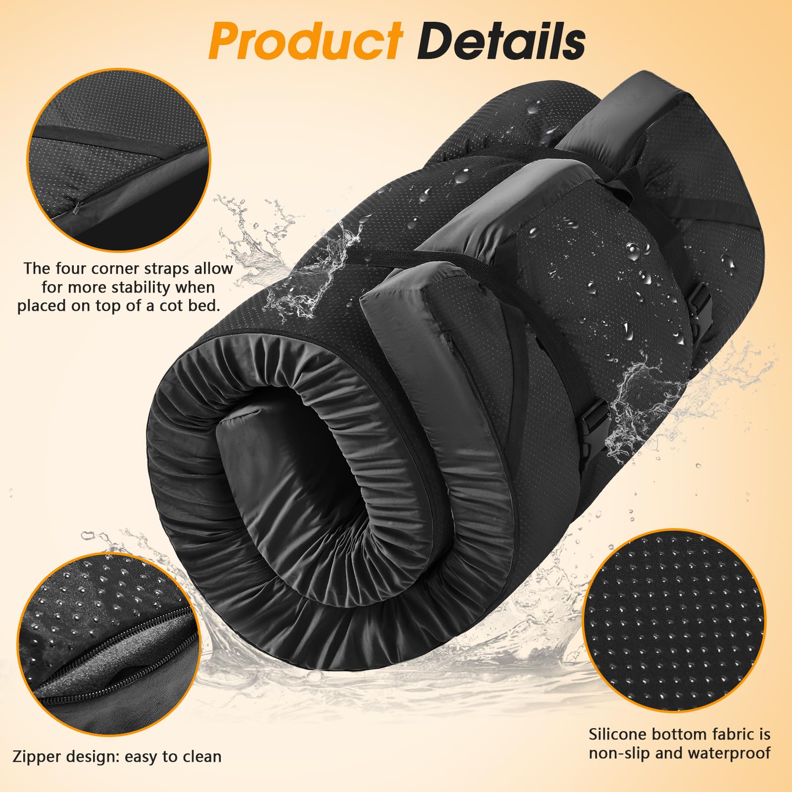 CYMULA designed for compatibility with many camping cots and loungers.