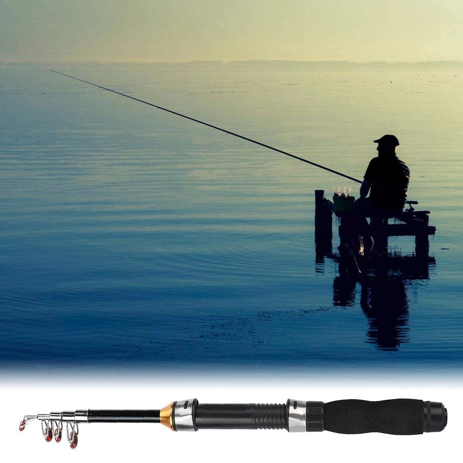 Cyrank bass and trout fishing with responsive, balanced action.
