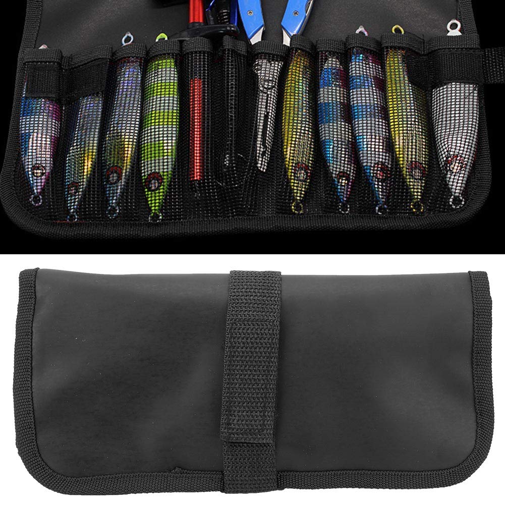 Cyrank jig bag multi-use pocket keeps tackle organized on the go