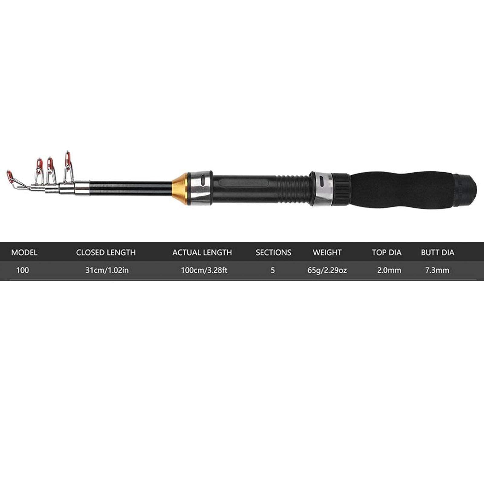 Cyrank versatile rod for both saltwater and freshwater fishing.