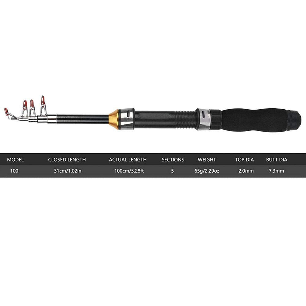 Cyrank versatile rod for both saltwater and freshwater fishing.