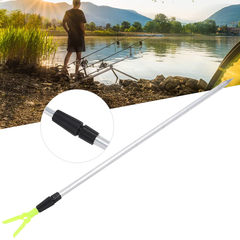Cyrank secure rod position during bait changes on uneven surfaces