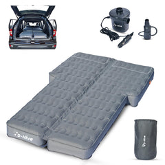 D-Hive SUV air mattress close-up shows durable Oxford fabric for rugged camping.