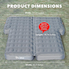 D-Hive SUV air mattress electric pump in use for quick inflation