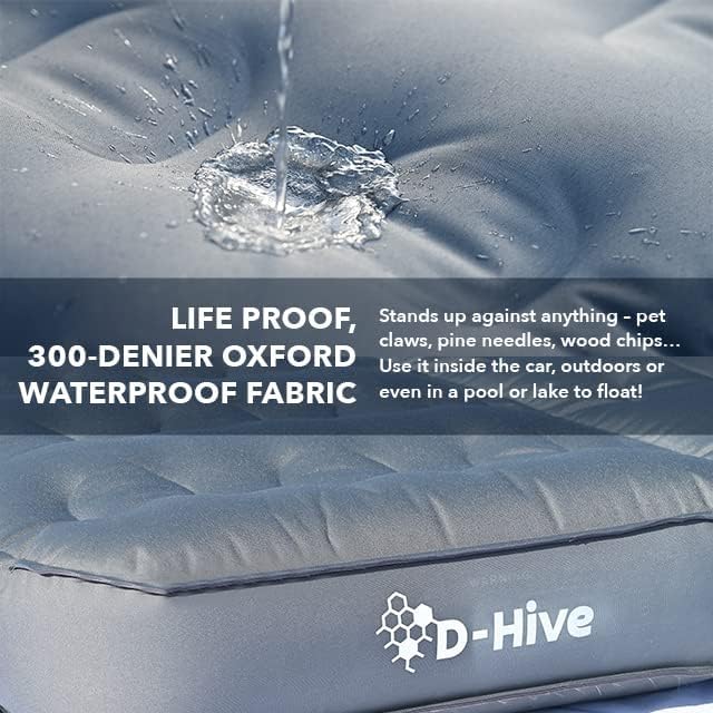 D-Hive SUV air mattress full-length bed offers spacious resting area