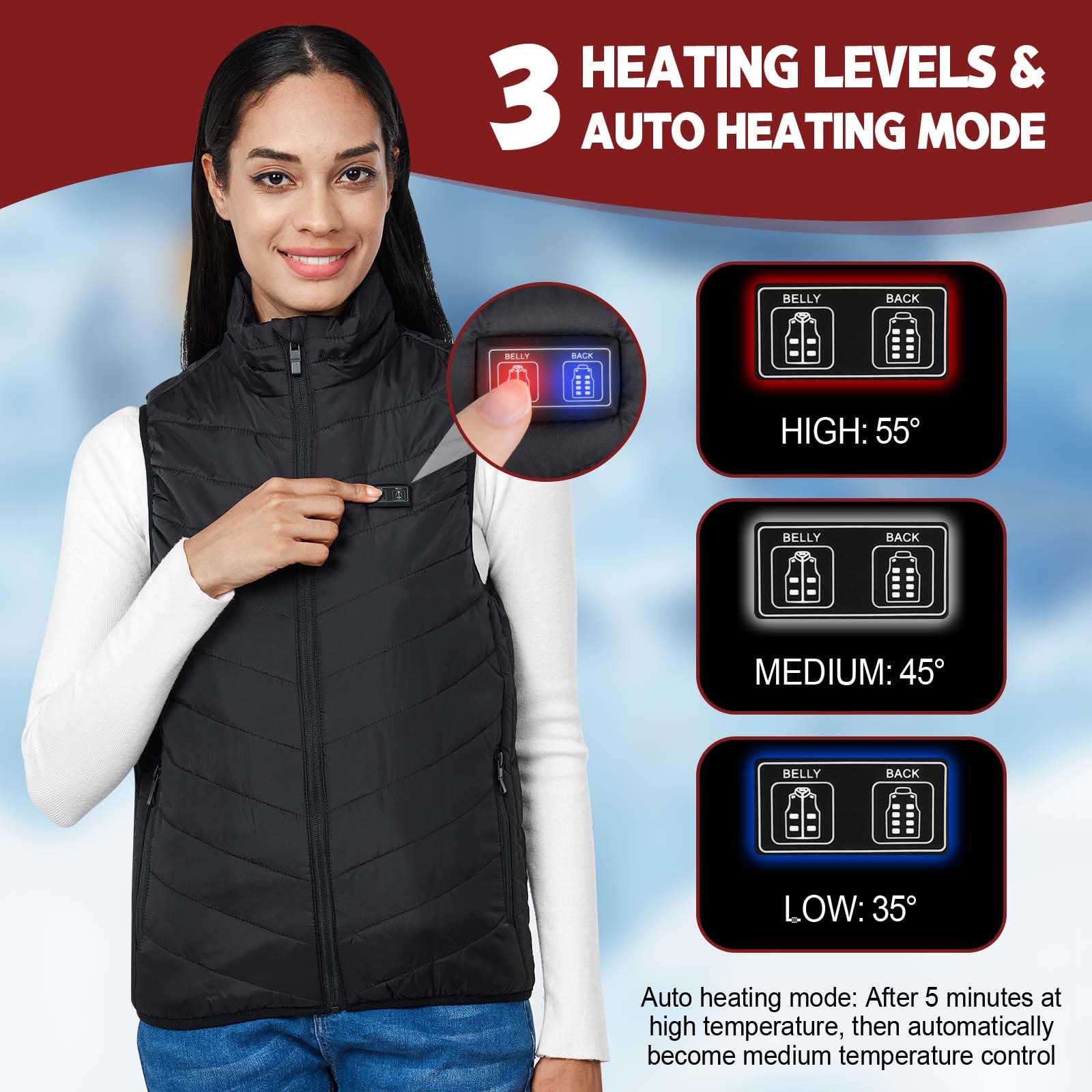 D1D9 heated vest warranty and support information included