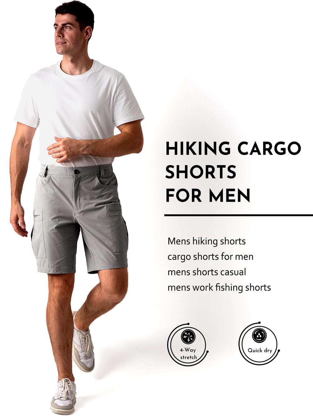 Dababell shorts UPF 50+ protection guards skin during sunny outdoor treks