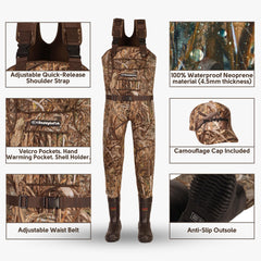 DaddyGoFish adjustable camouflage cap with logo provides secure, comfortable fit.