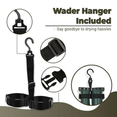 DaddyGoFish durable waterproof material keeps wearers dry across wet terrains