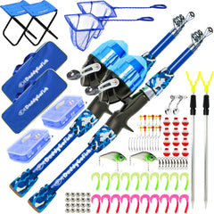 DaddyGoFish kids fishing pole and reel combo—easy start for beginners