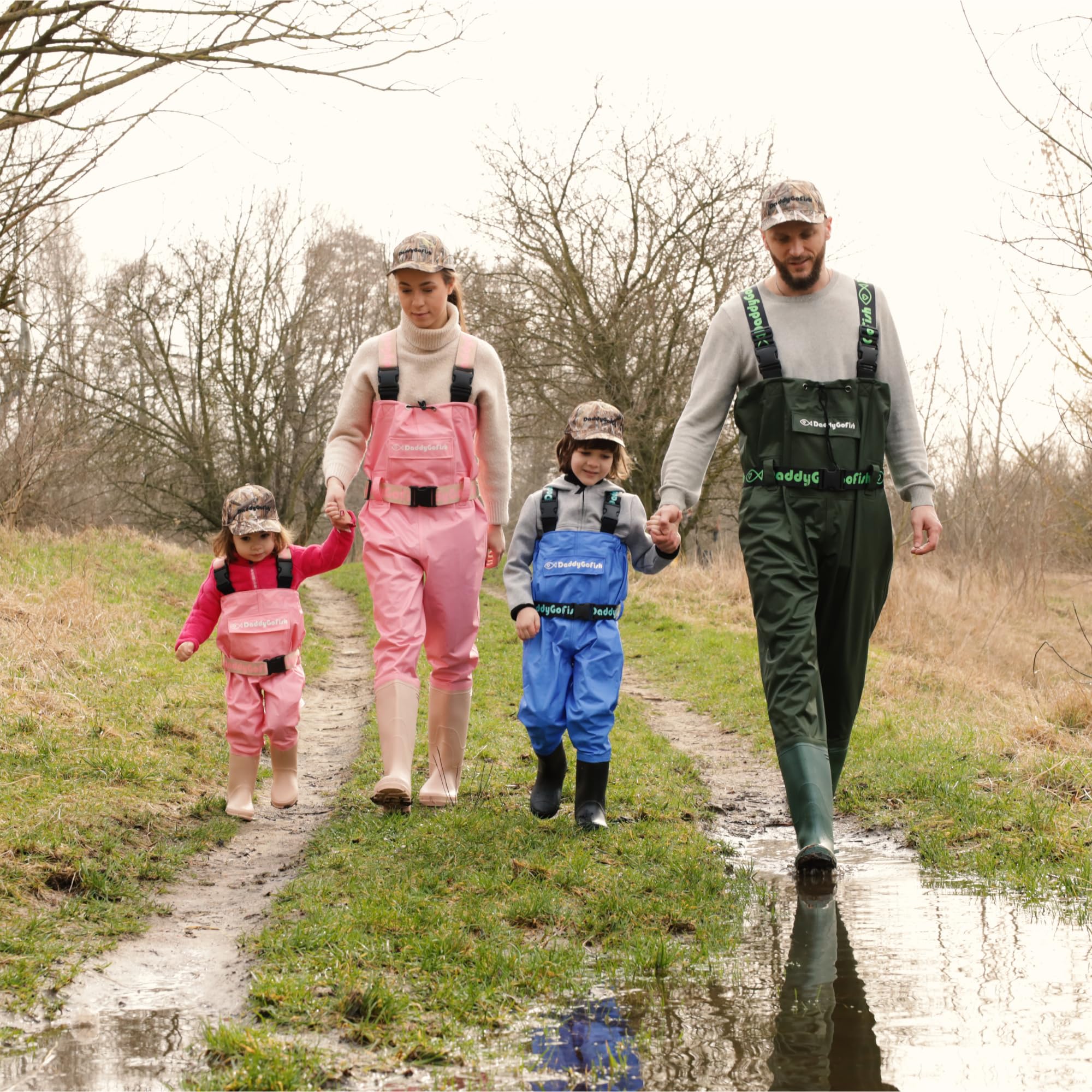 DaddyGoFish outsole-traction-grip emphasizes stable footing on wet or uneven terrain.