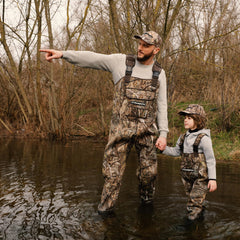 DaddyGoFish wader hanger keeps gear organized and dries between uses.