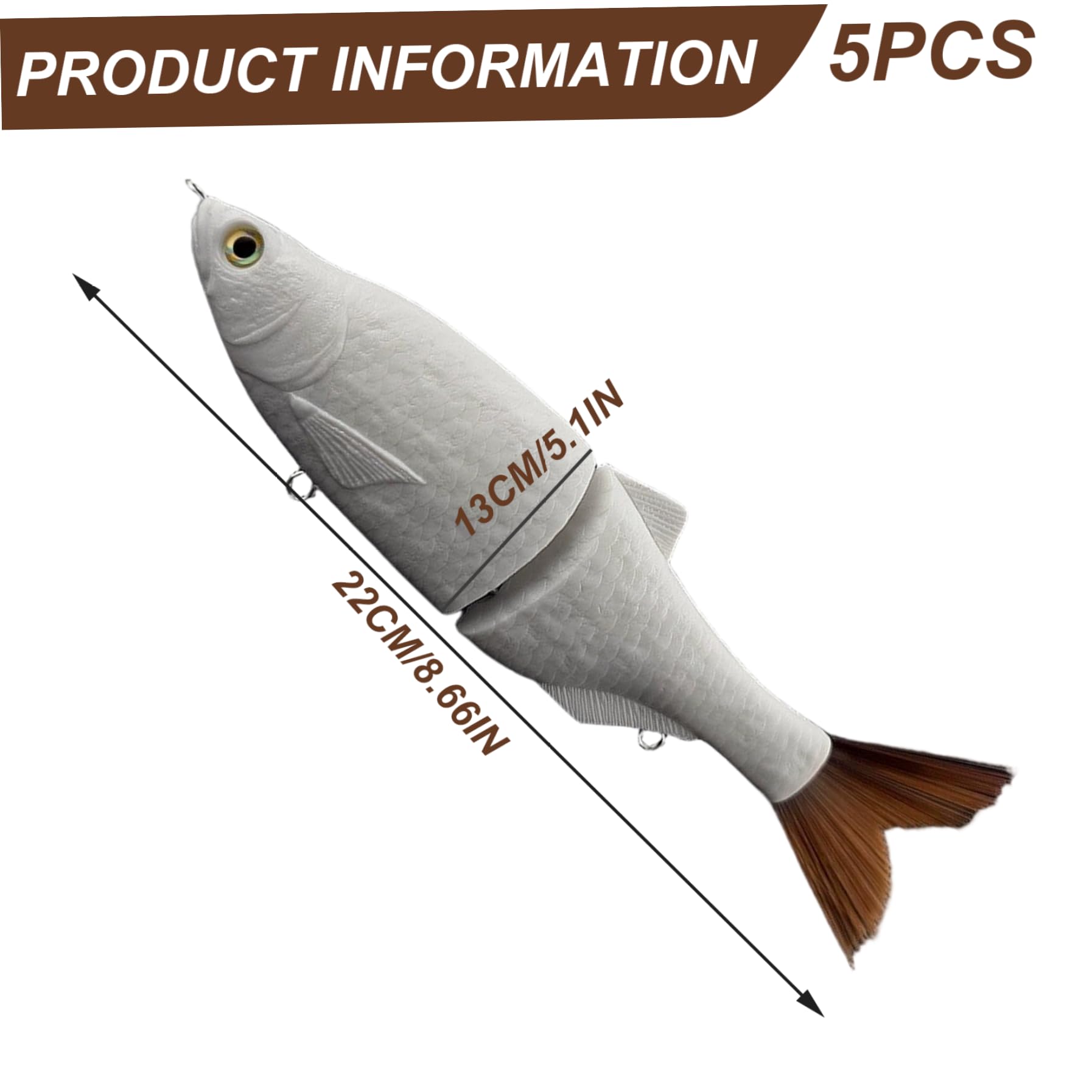 DAGLLGEW crankbait-style blanks for versatile presentations.
