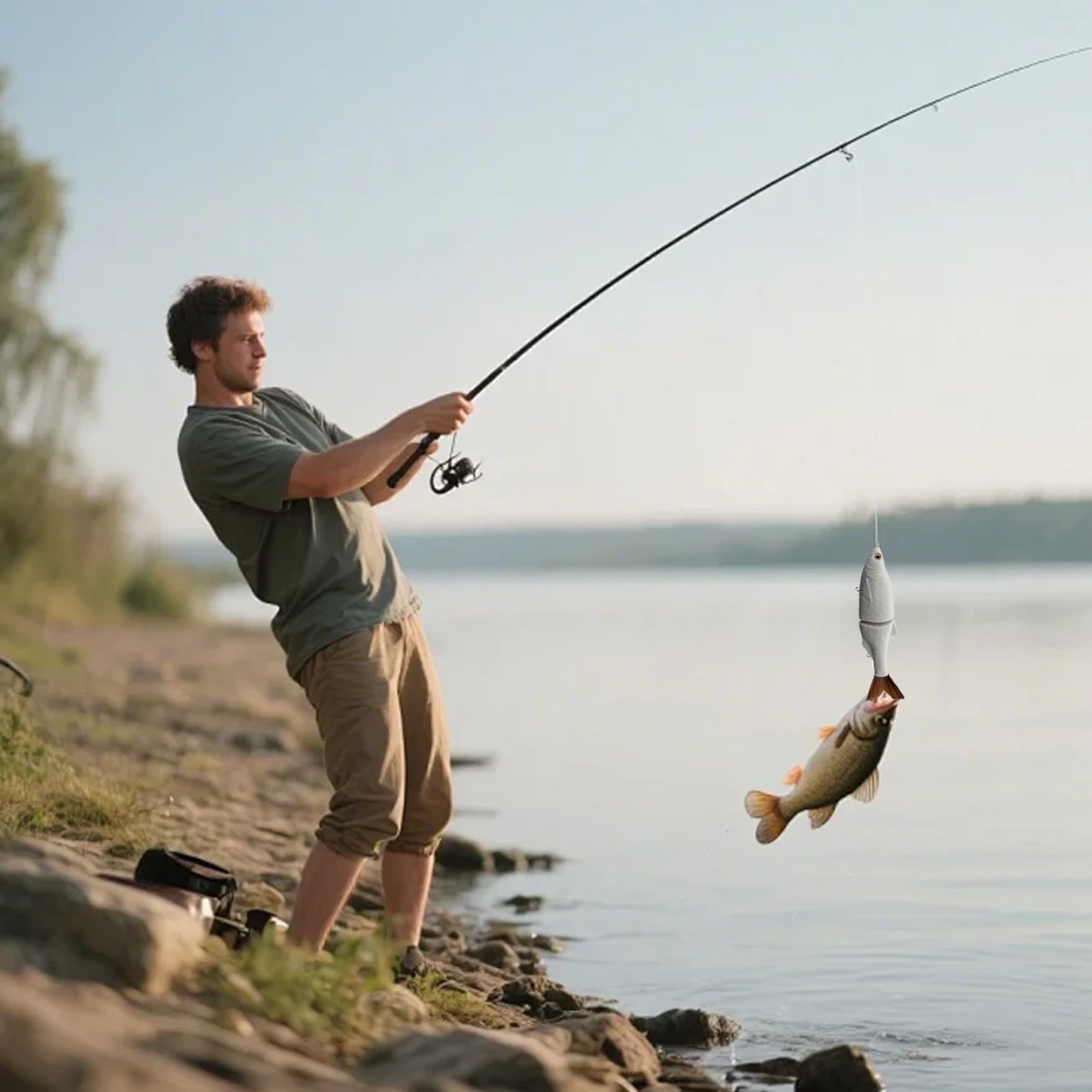 DAGLLGEW glide bait action with smooth swimming.