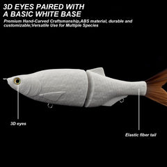 DAGLLGEW hand-carved fish-scale details for realistic lures.