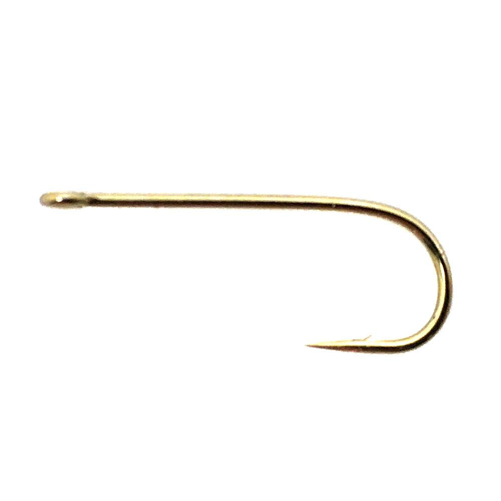 Daiichi 1110 dry fly hook big eye facilitates easy tippet threading and precise gape.