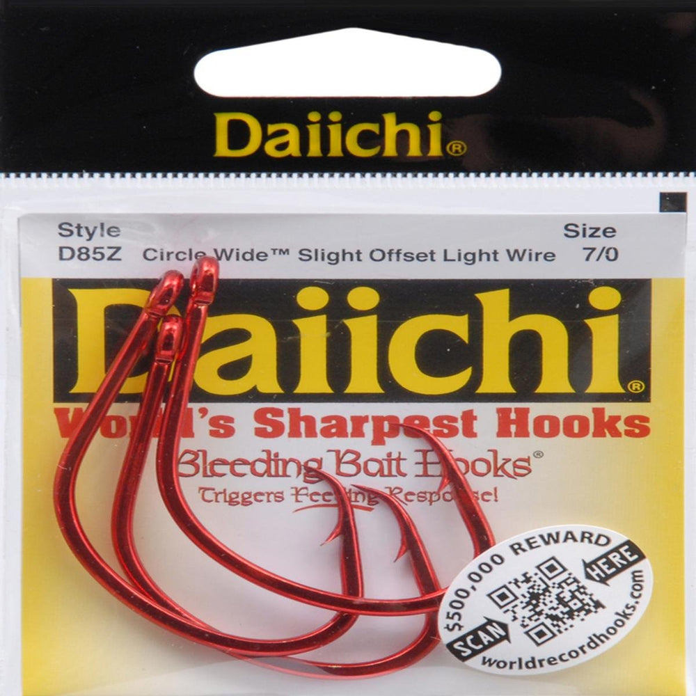 Daiichi D85Z-7/0 Circle Chunk Wide H fishing hook