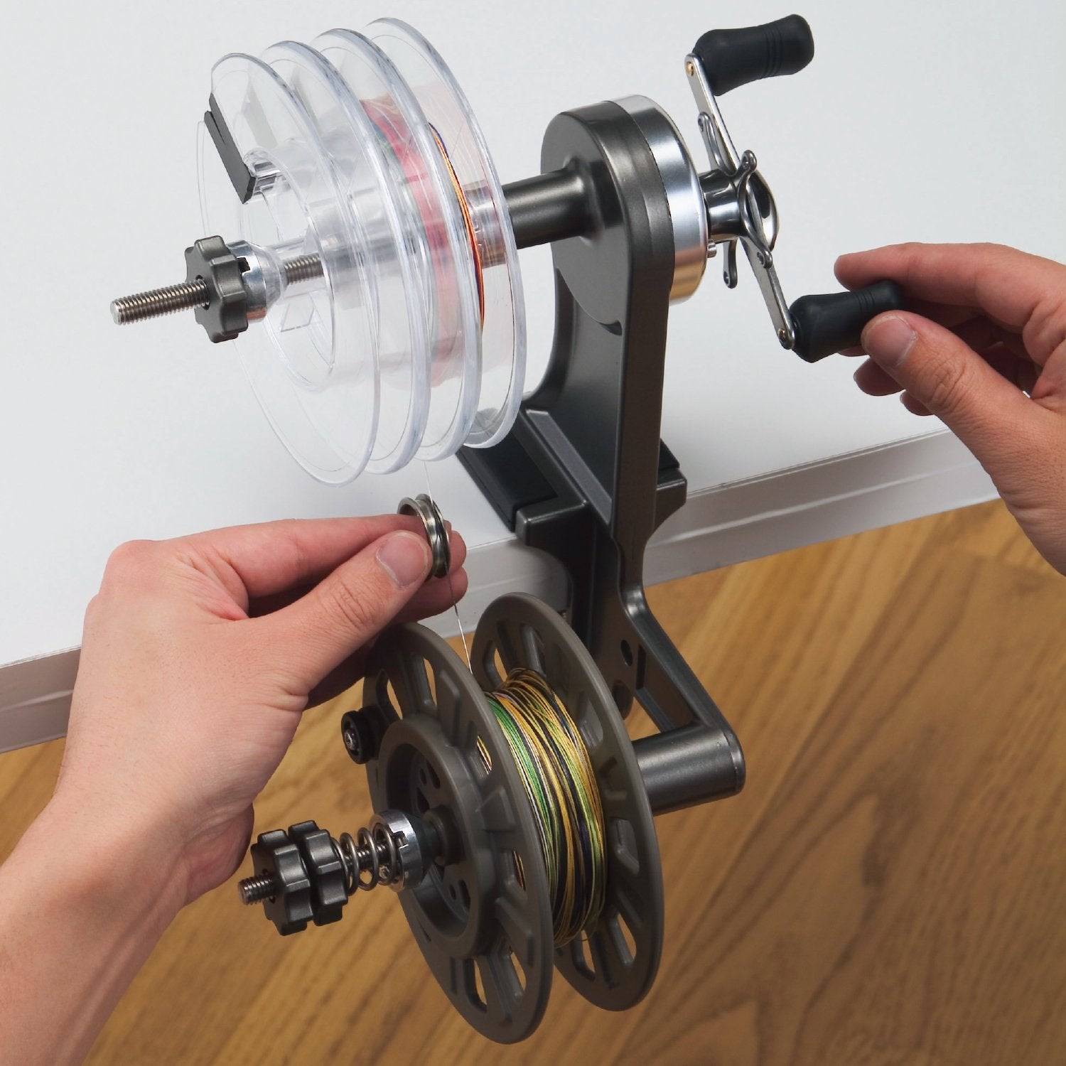 Daiichi Seiko 331324 Recycler mounting sheet simplifies rolling and rewinding tasks on deck.