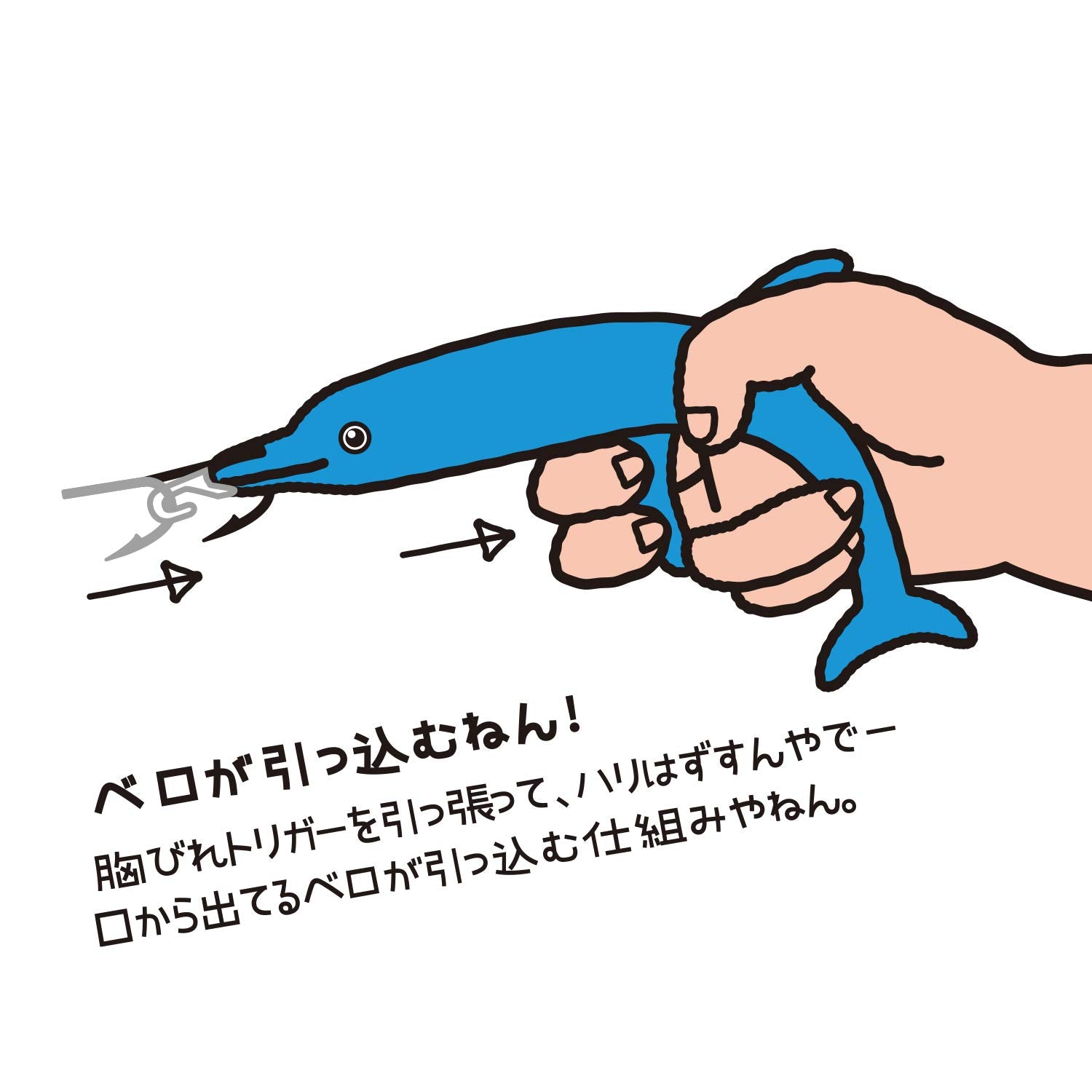 Daiichi Seiko Dolphin Yan remover Mizuiro watercolor color adds cheerful touch to prep.
