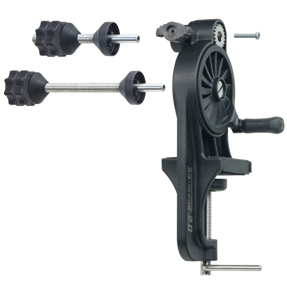 Daiichi Seiko High Speed Recycler 2.0 long shaft side view demonstrates connected-spool compatibility