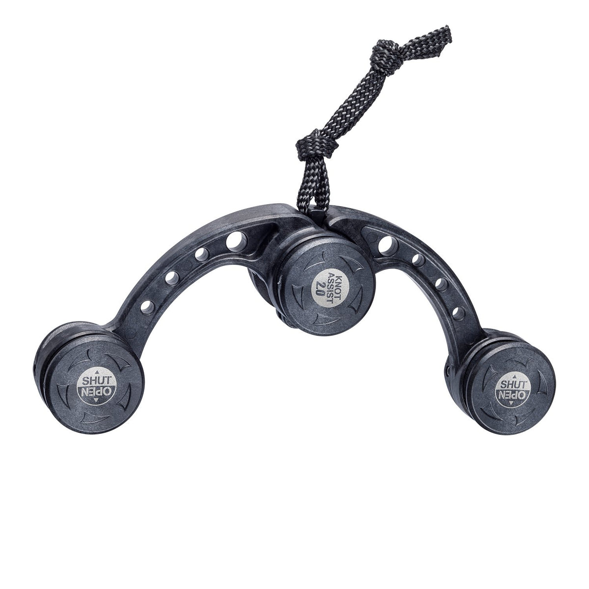 Front view of Daiichi Seiko Knot Assist 2.0 Carbon Black