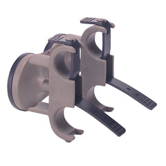 Daiichi Seiko rod holder with suction cup shows a compact, rattle-free car mount.