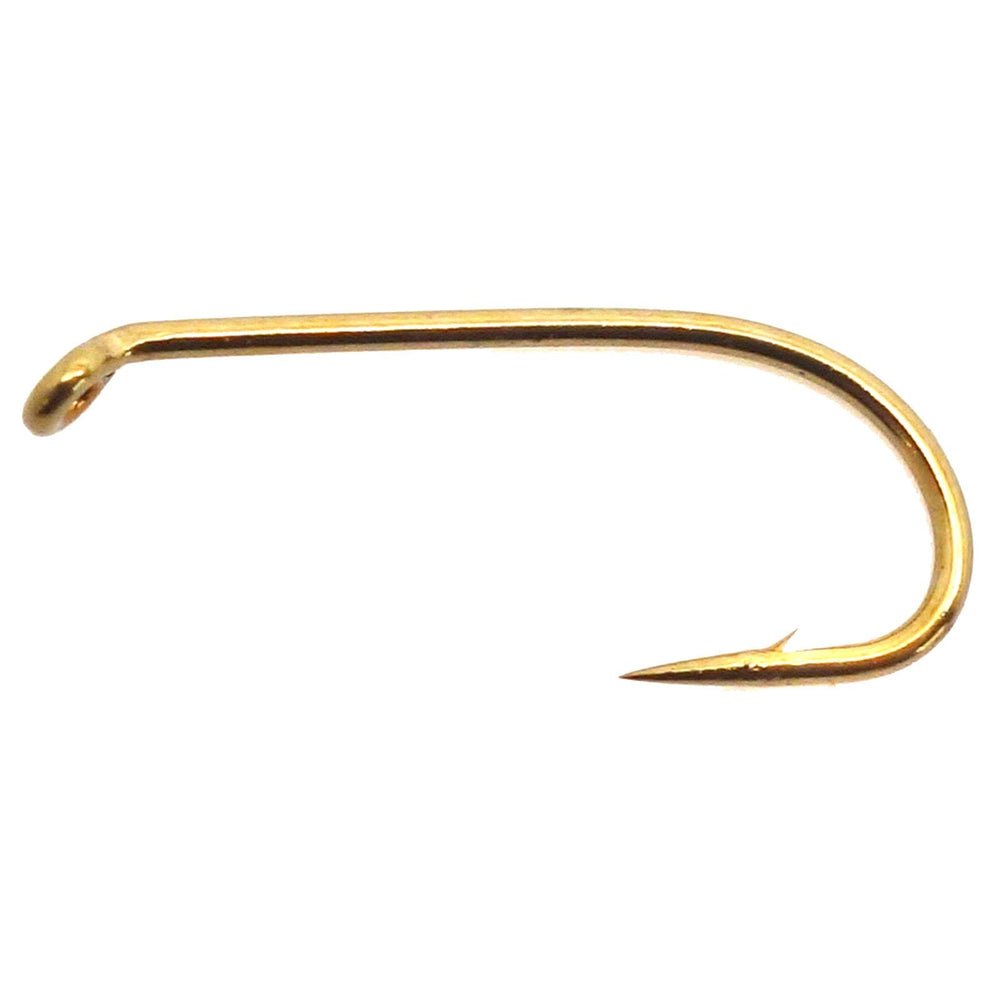 Daiichiseiko 1530 wet-nymph hook in bronze with a down-eye, ideal for sinking subsurface flies.