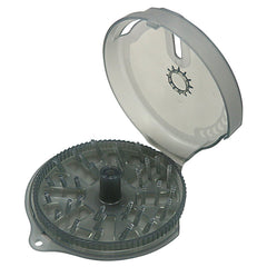Daiichi Seiko garbage carabiner closeup highlights durable clip for secure gear attachment.
