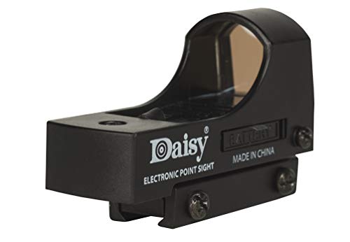 Side profile of Daisy Electronic Point Sight with windage and elevation controls