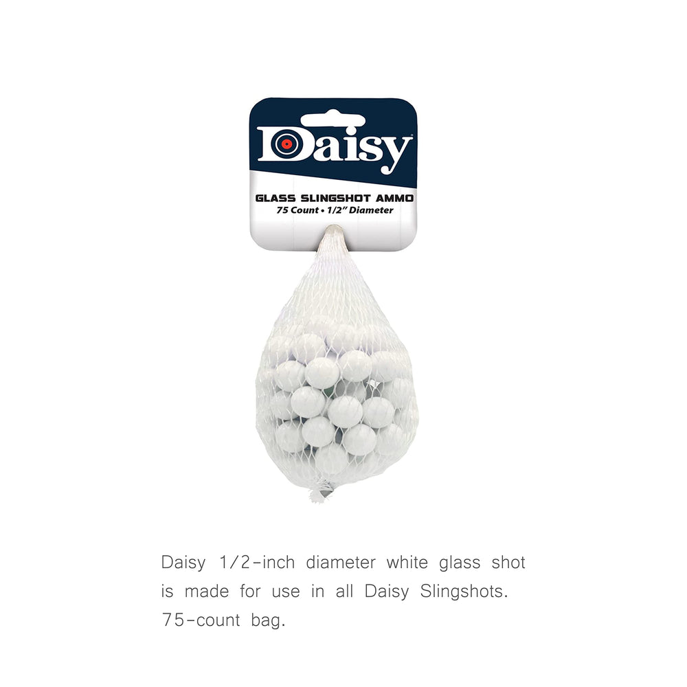 Daisy 75-count glass shot set supports consistent practice.