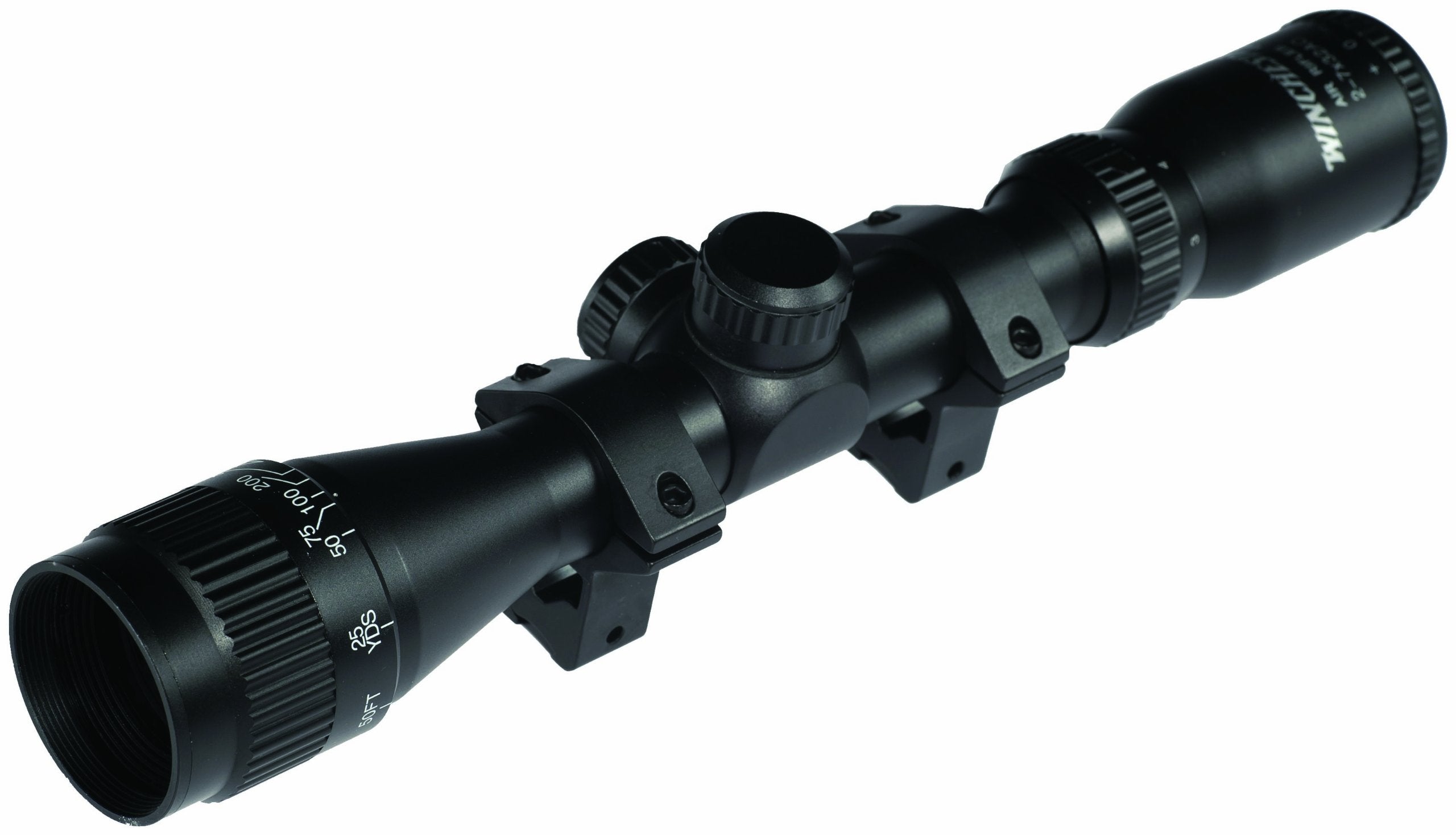 Daisy Winchester 2-7x32 AO scope for precise aiming and versatile outdoor shooting.