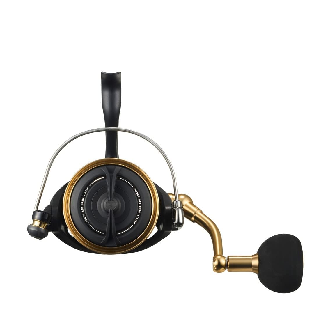 Daiwa 14000-H SW handle delivers solid control during long retrieves.