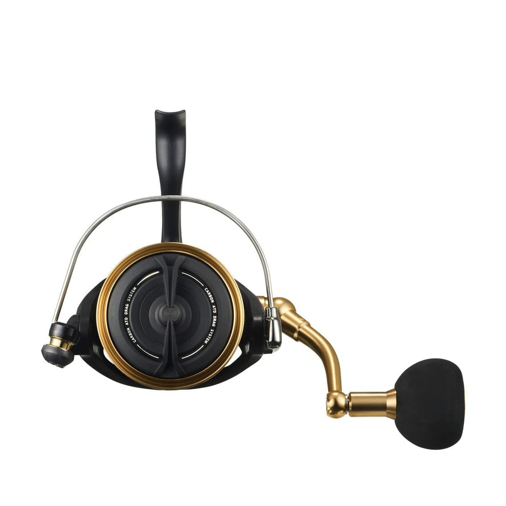 Daiwa 14000-H SW handle delivers solid control during long retrieves.
