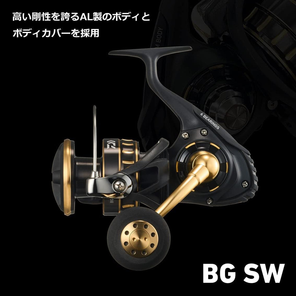 Daiwa 14000-H SW in-action shows readiness for offshore trolling and heavy lure work.