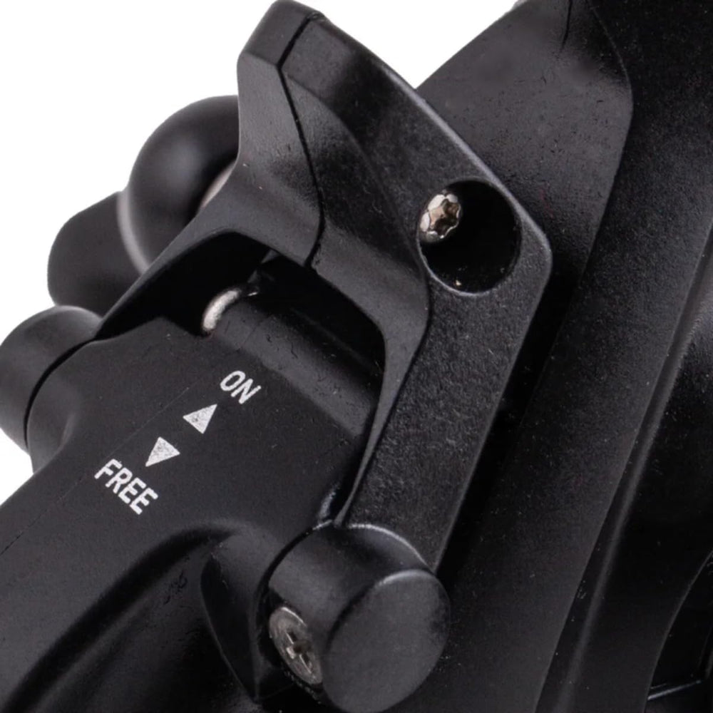 Top view of DAIWA 19 Black Widow BR LT 2500 with line